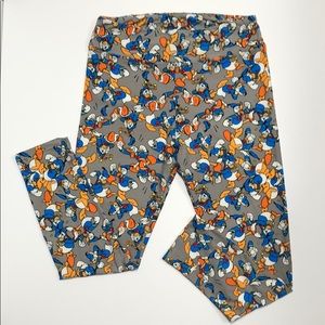 Lularoe TC Donald Duck Leggings Grey